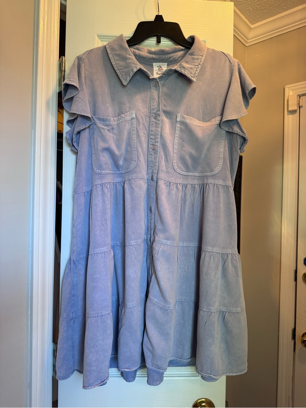 Bohemian shirt style dress